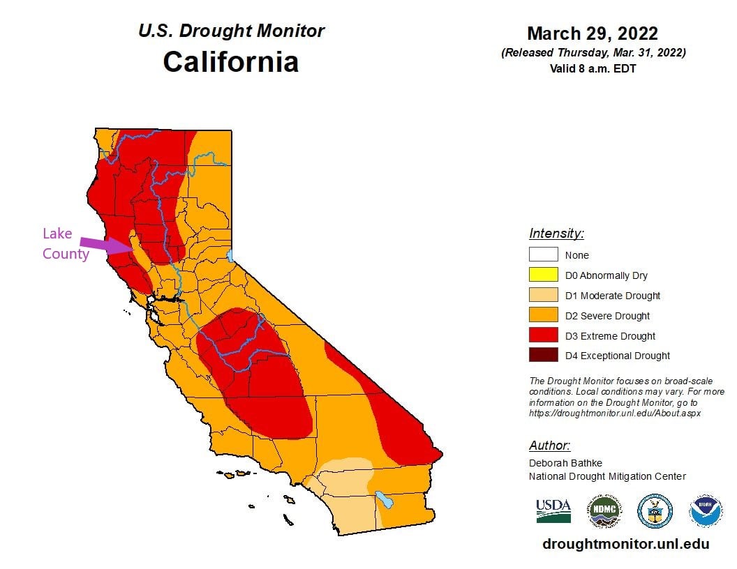 Drought Map - March